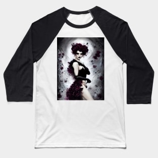 Violet Keyhole Voyeur Baseball T-Shirt